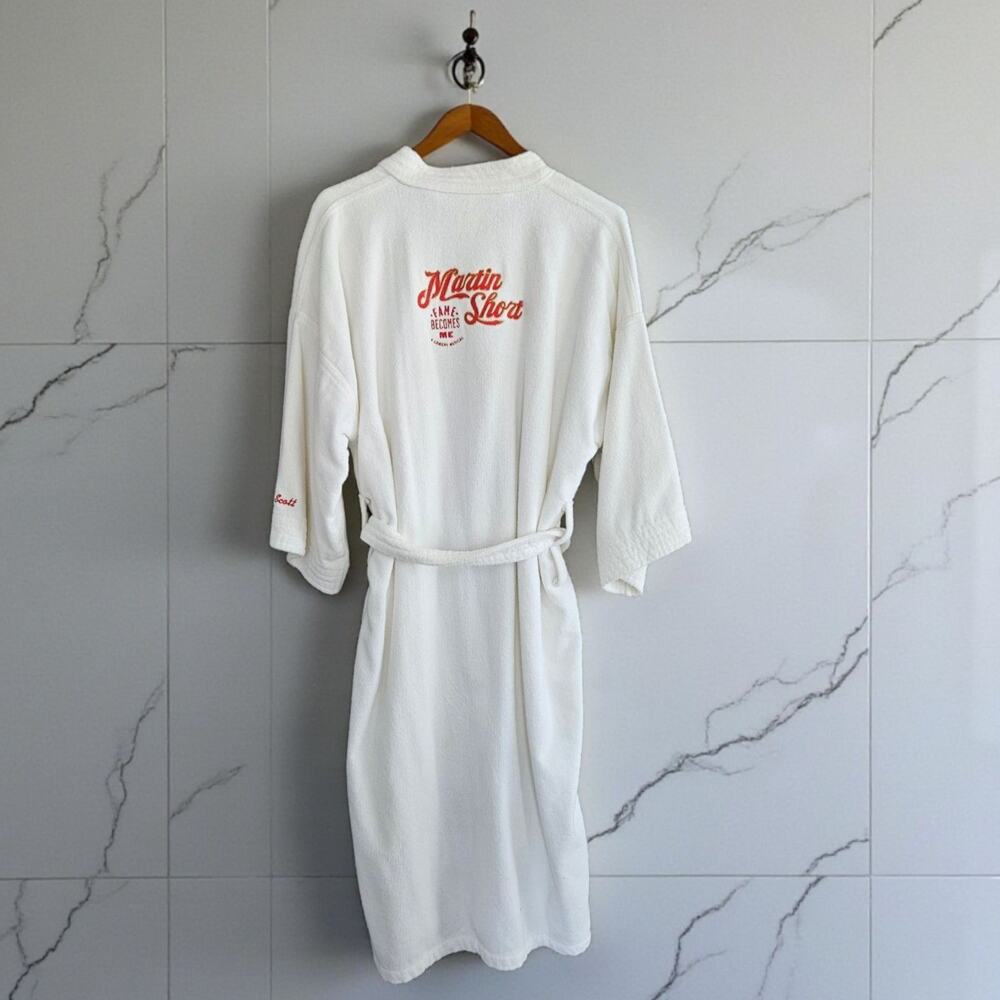 Martin Short Fame Becomes Me Musical Broadway Souvenir Robe 100% Cotton One Size